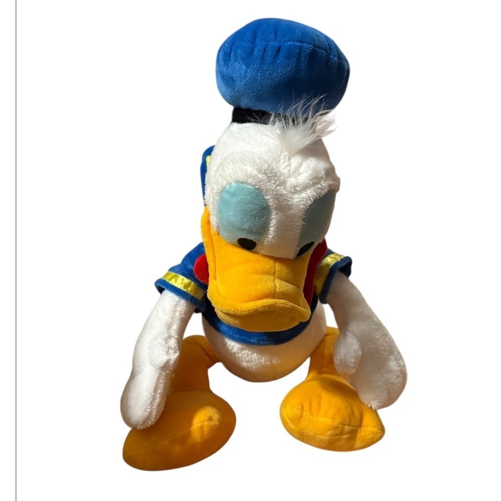 Disney Parks Store Donald Duck Plush Stuffed Animal White Blue